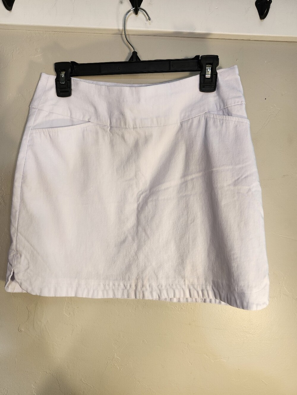 Tribal White Mini Skirt